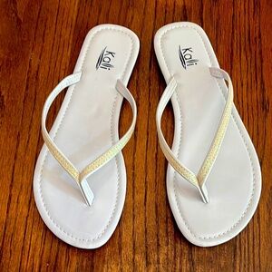 Kali Elegant White Sandals for Women